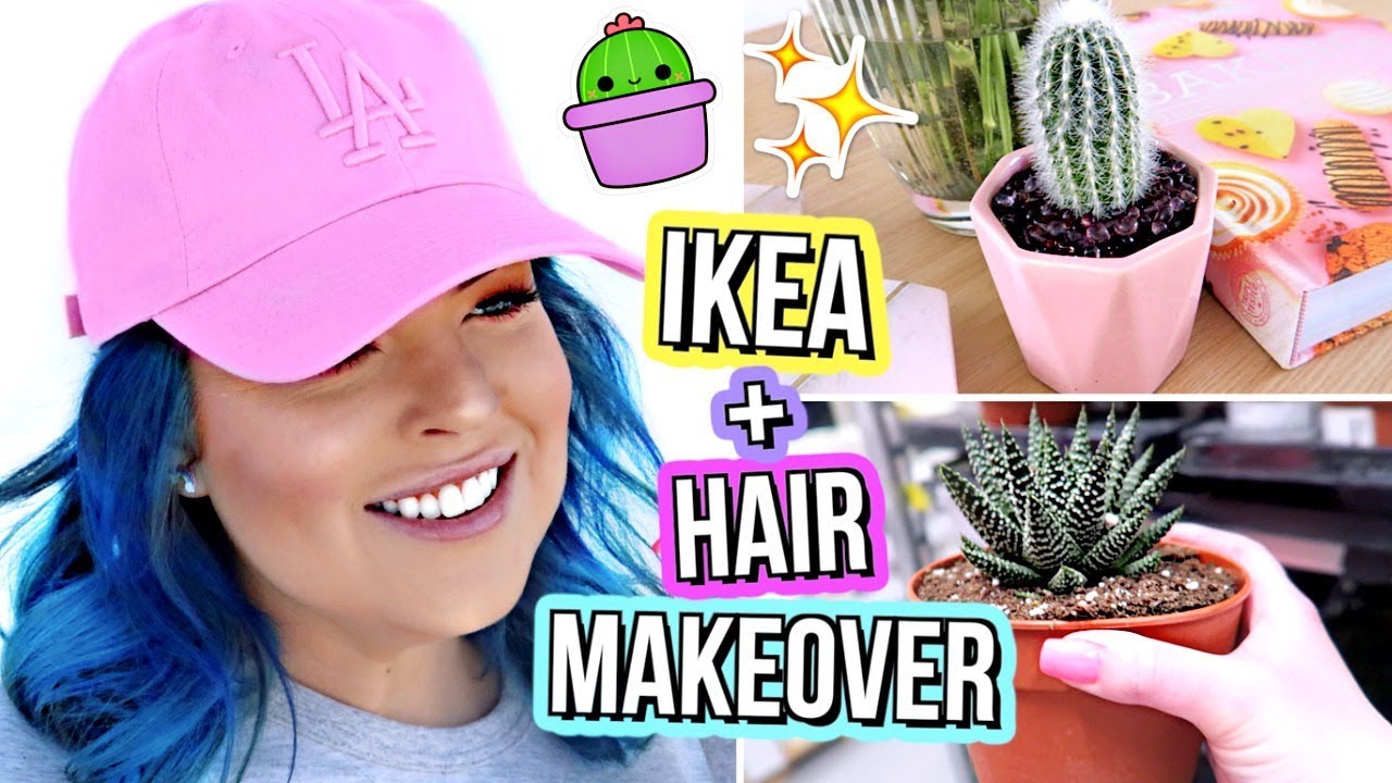 Dying My Hair BLUE! + Shopping at IKEA!