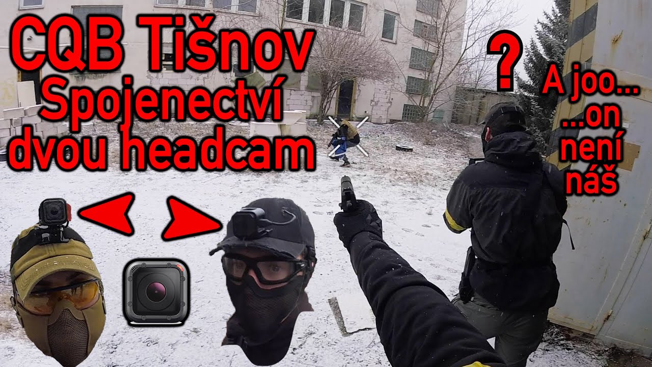 #61 - CQB Tišnov - Spojenectví dvou headcam - Ivory porušil pravidlo - (Socom, HK45) - Airsoft CZ