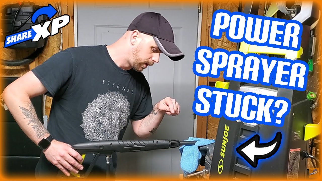 Sunjoe Power Sprayer Stuck Together? How To Remove Sprayer Wand