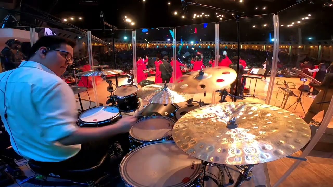 Medley de: Alistate, La voz de mi amado, Precio de sangre. (Usar🎧)Live drum cam - Ebenezer Honduras