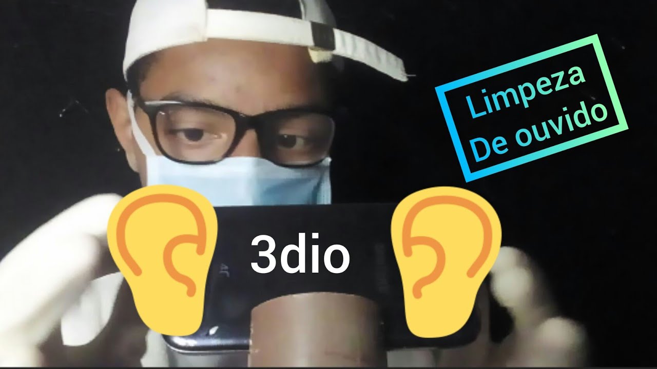 ASMR limpeza de ouvido | ear to ear (binaural)