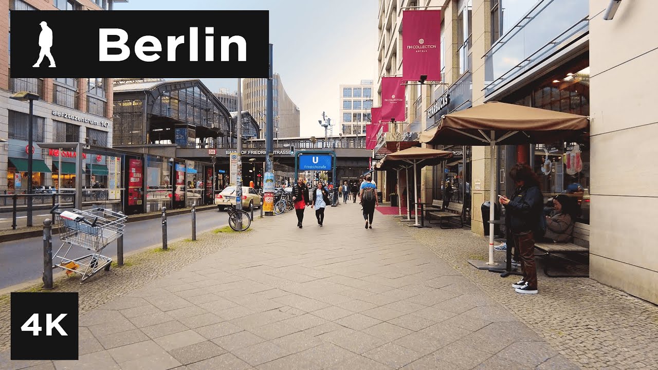 Berlin walk from Bebelplatz to Oranienburger Straße | Outside Walker | 4k