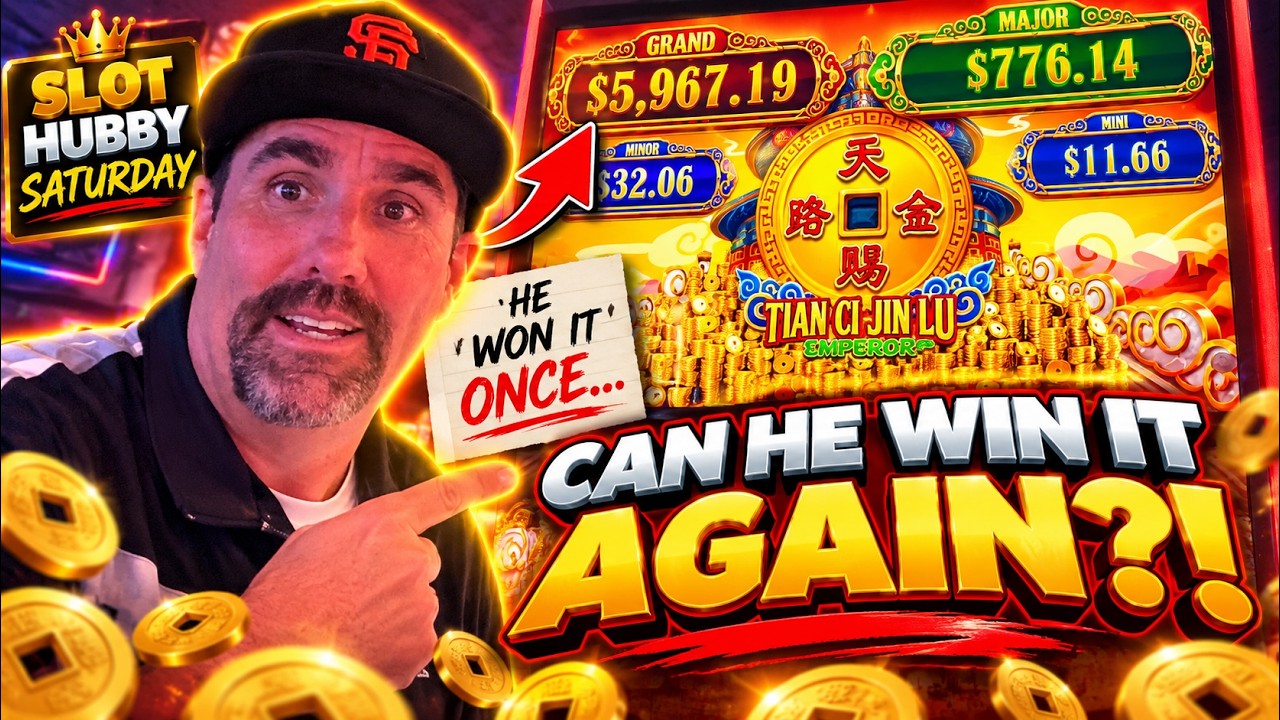 He Won This GRAND Before&hellip; Now Slot Hubby Wants It AGAIN!