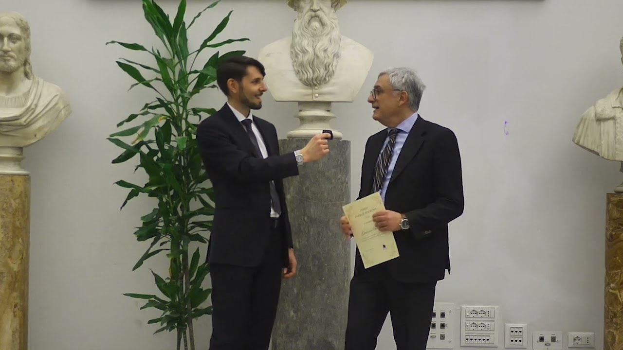 Intervista a Giacinto Sabellotti, tra i premiati all'evento Energie per Roma in Campidoglio.