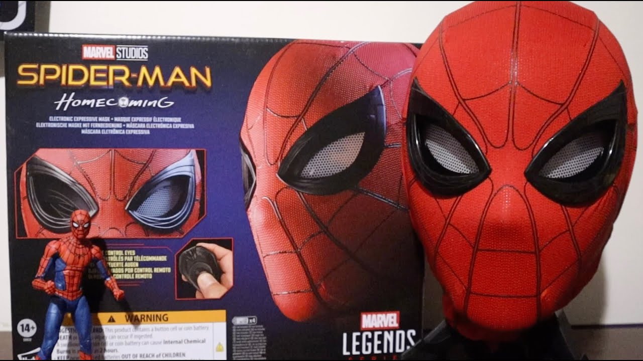 Marvel Legends Spider Man Homecoming electronic expressive mask