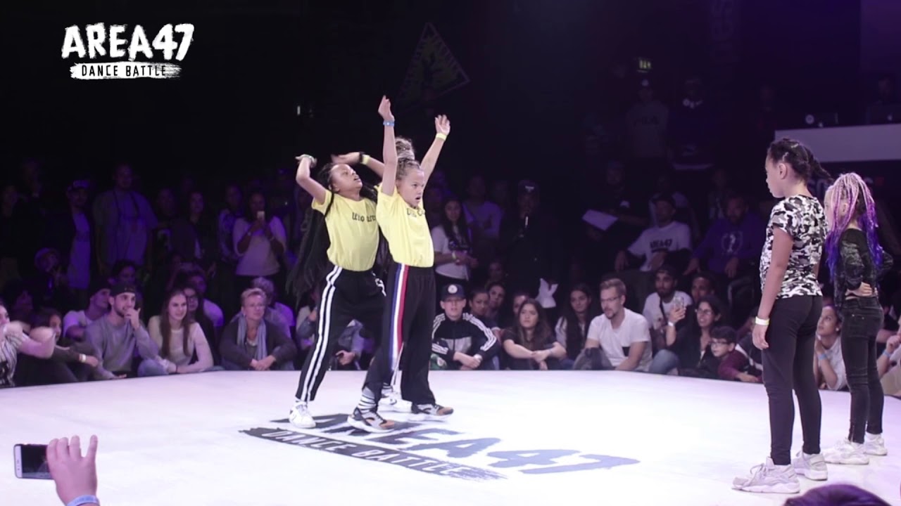 AREA Dance Battle 2017 | 2 vs 2 KIDS SEMIFINAL 1 / ROSA & FLEUR VS EMILY & MARIAM