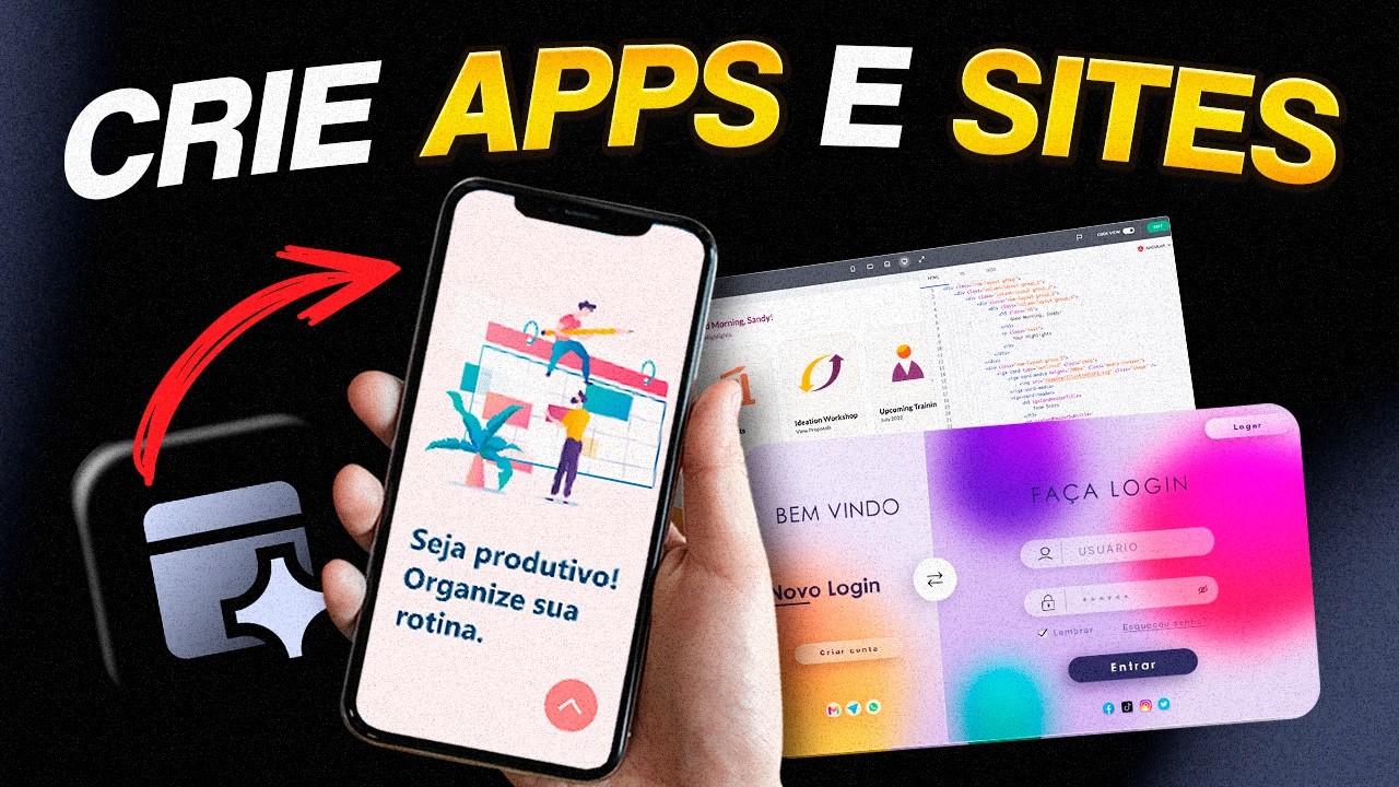 IA para CRIAR APPs e SITES (Testei a Meku)