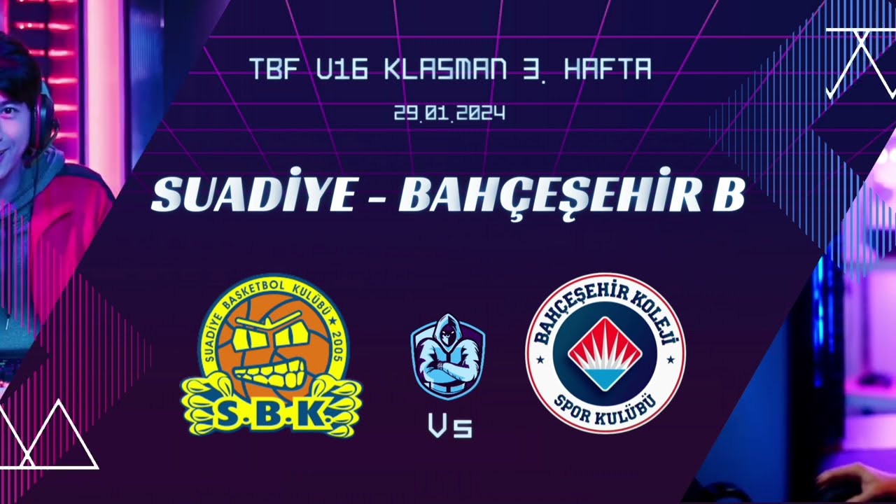 Bahçeşehir Koleji B - Suadiye TBF U16 Klasman Ligi 3. Hafta