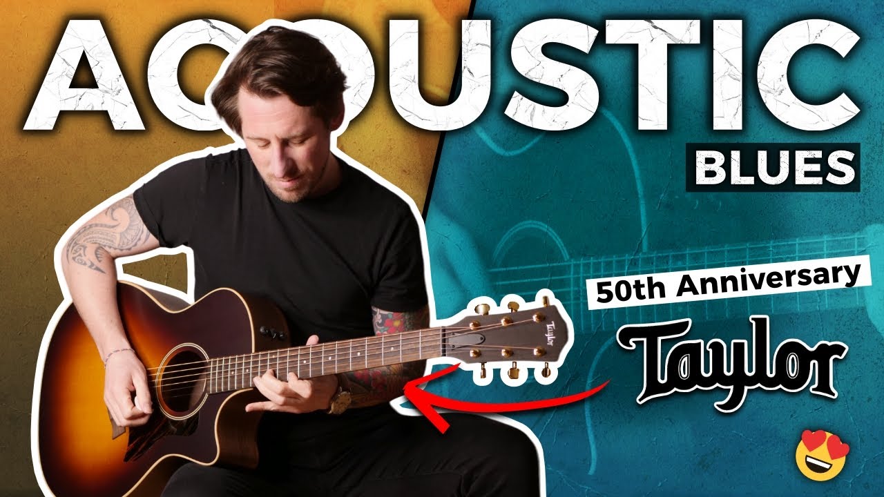Cette Taylor m'a donné envie de composer ce Blues acoustique | Démo de la Taylor AD14ce-SB
