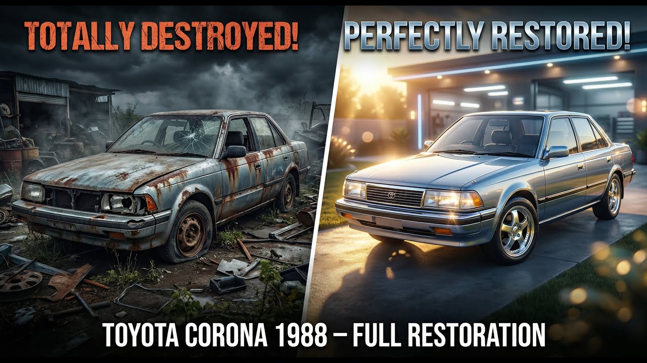 From Rust to Road: Complete TOYOTA CORONA 1988 Restoration