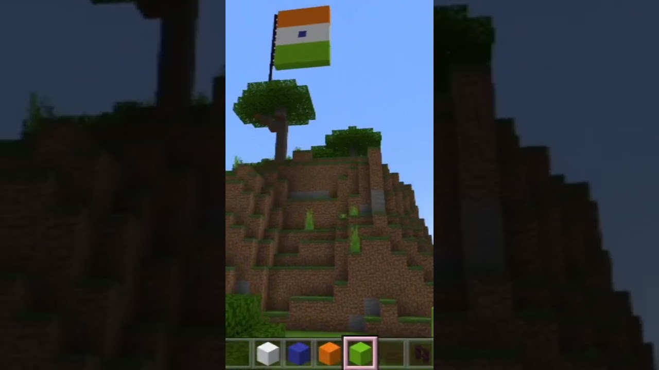 Minecraft indian flag video Happy independence day in all view