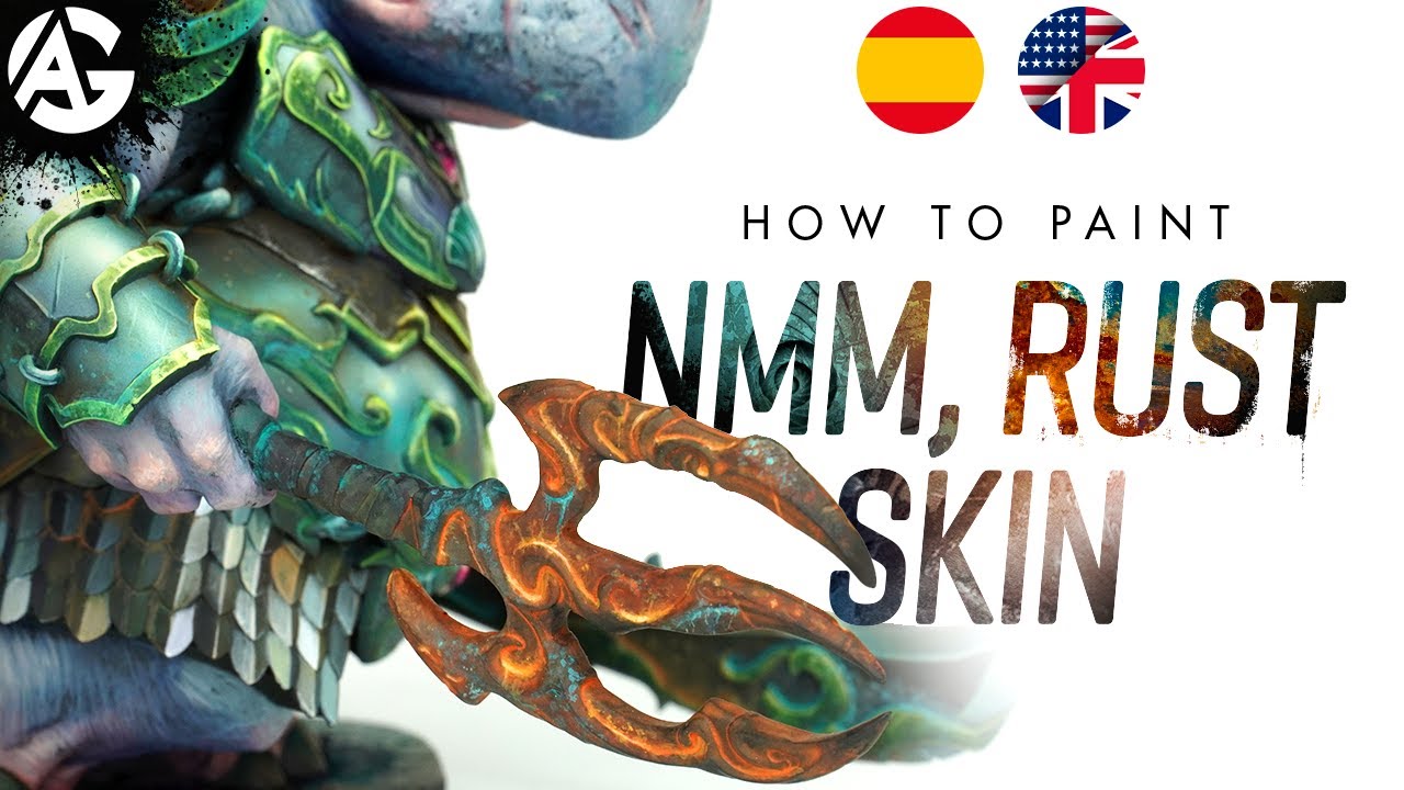 How to paint RUST, SKIN & NMM / Como pintar OXIDO, PIEL & NMM