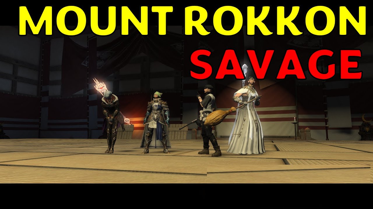 Kobe Clears Mount Rokkon SAVAGE || MCH POV || Criterion Dungeon [FFXIV]
