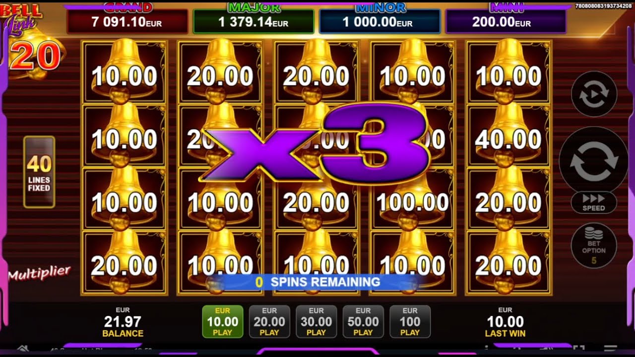 40 SUPER HOT BELL LINK AND A SUPER COMEBACK FROM LAST SPINS! 🍀🍀🍀