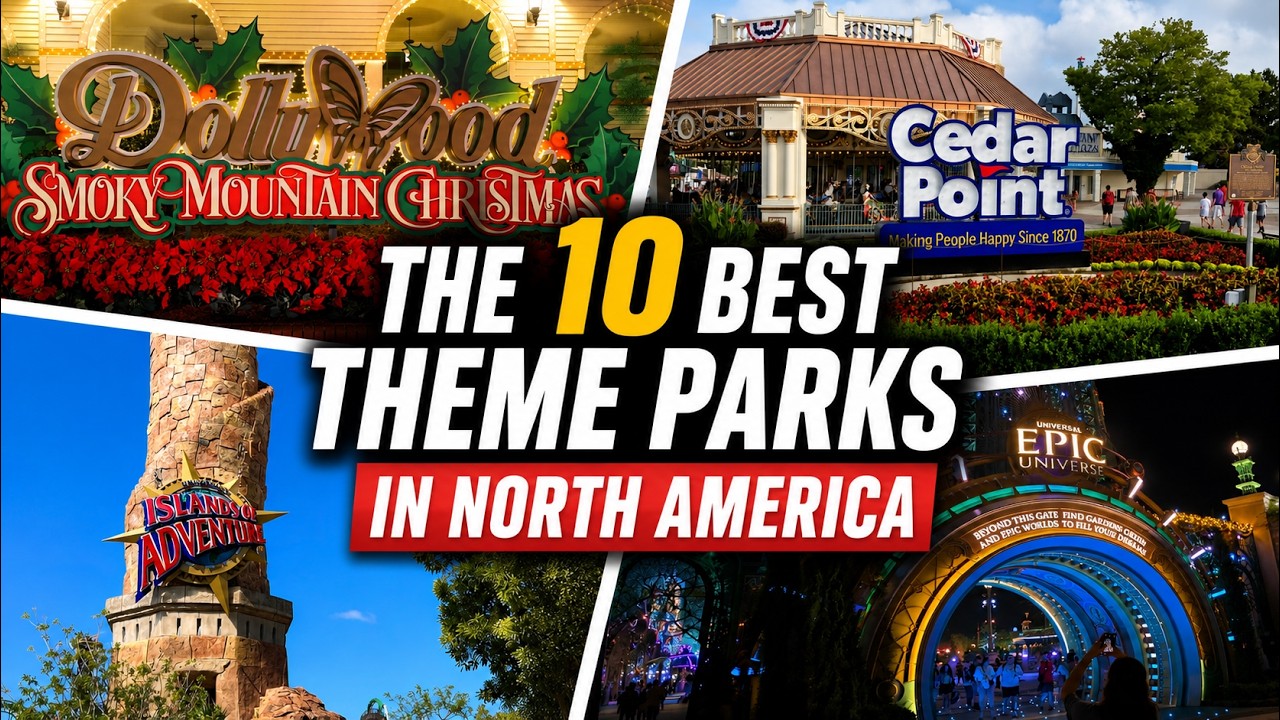 Top 10 Best Theme and Amusement Parks in North America