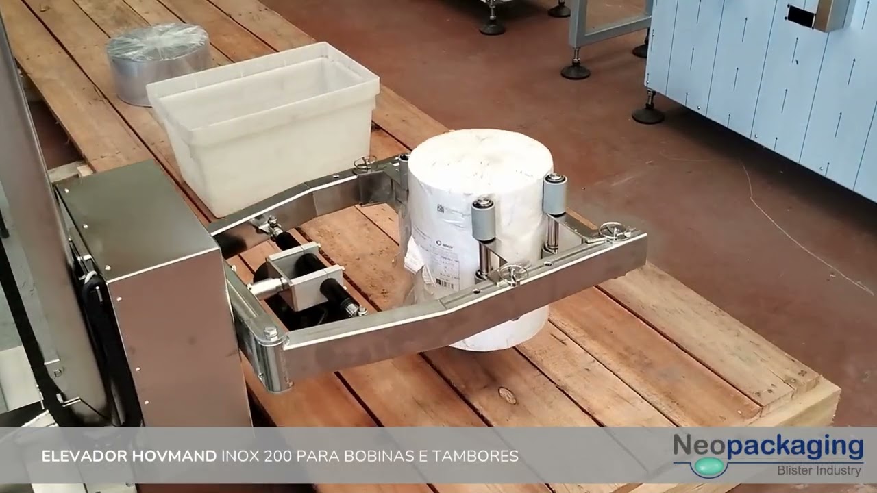 Hovmand - Elevador para bobinas e tambores INOX200