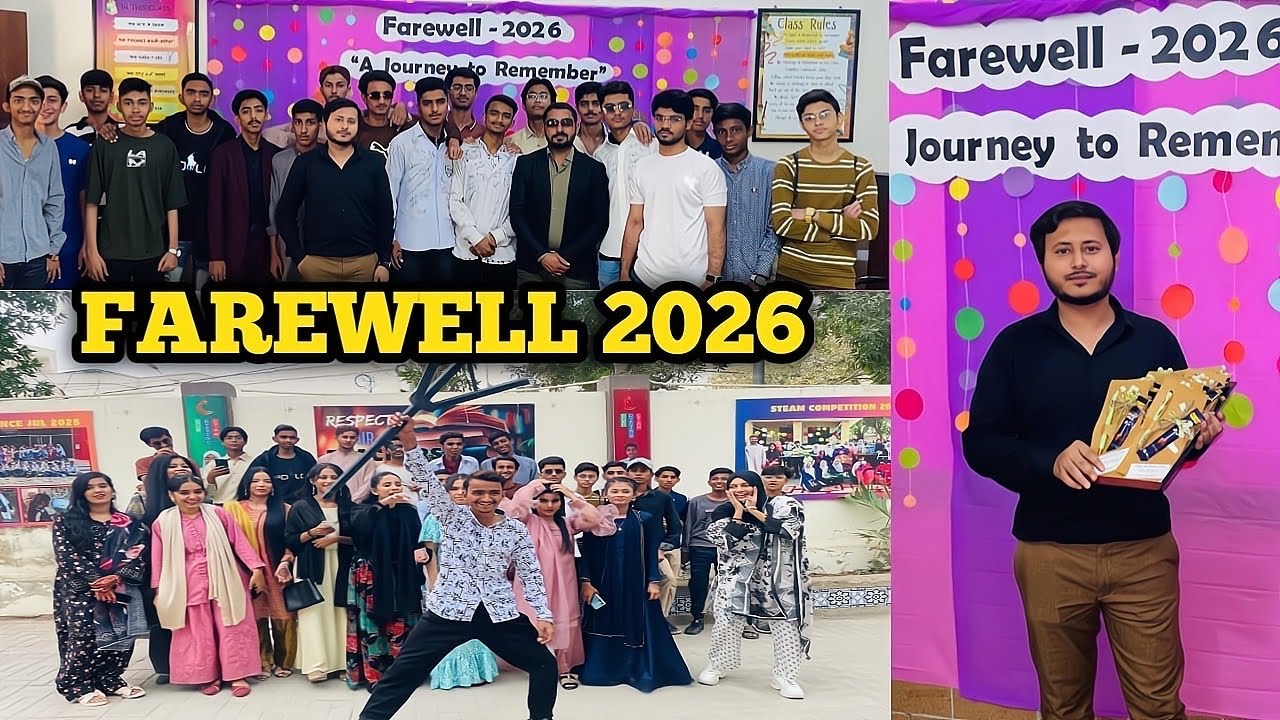 🥰♥️ FAREWELL 2026 || BACHOON 🤷‍♂️🫂 Ko Asy Alveda Kia Hai K Sari Umar Yad RAKHYN GYN 🏋️‍♀️🥀💥