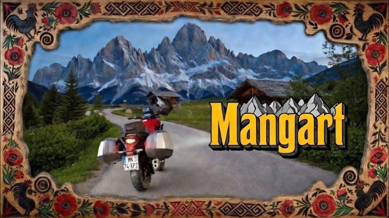 Słowenia motocyklem (Mangart) - Pełen wjazd i zjazd