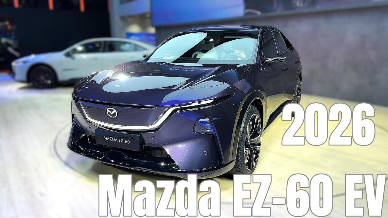 2026 Mazda EZ-60 EV Walkaround | Range: 600km — Shanghai Auto Show 2025 | 4K
