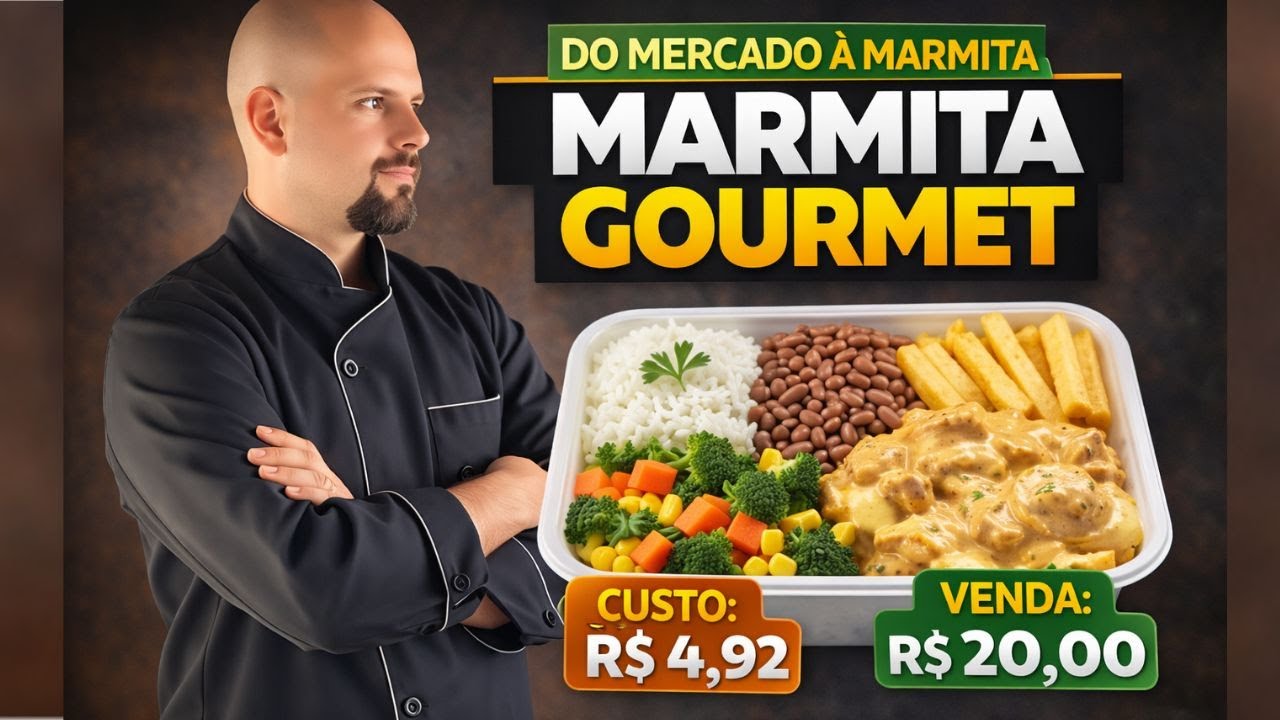 Como Montar Marmita Gourmet com Frango Usando Ofertas Reais | Do Mercado à Marmita (Ep.10)