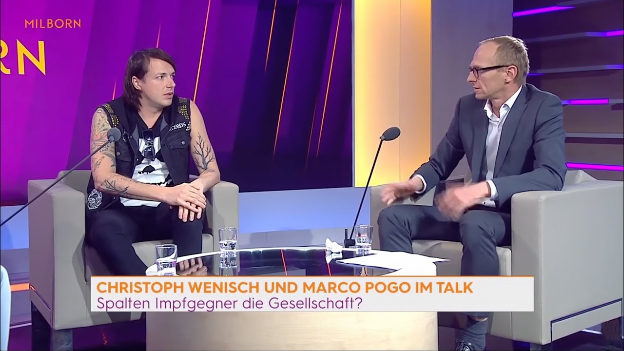 Marco Pogo und Christoph Wenisch bei Corinna Milborn