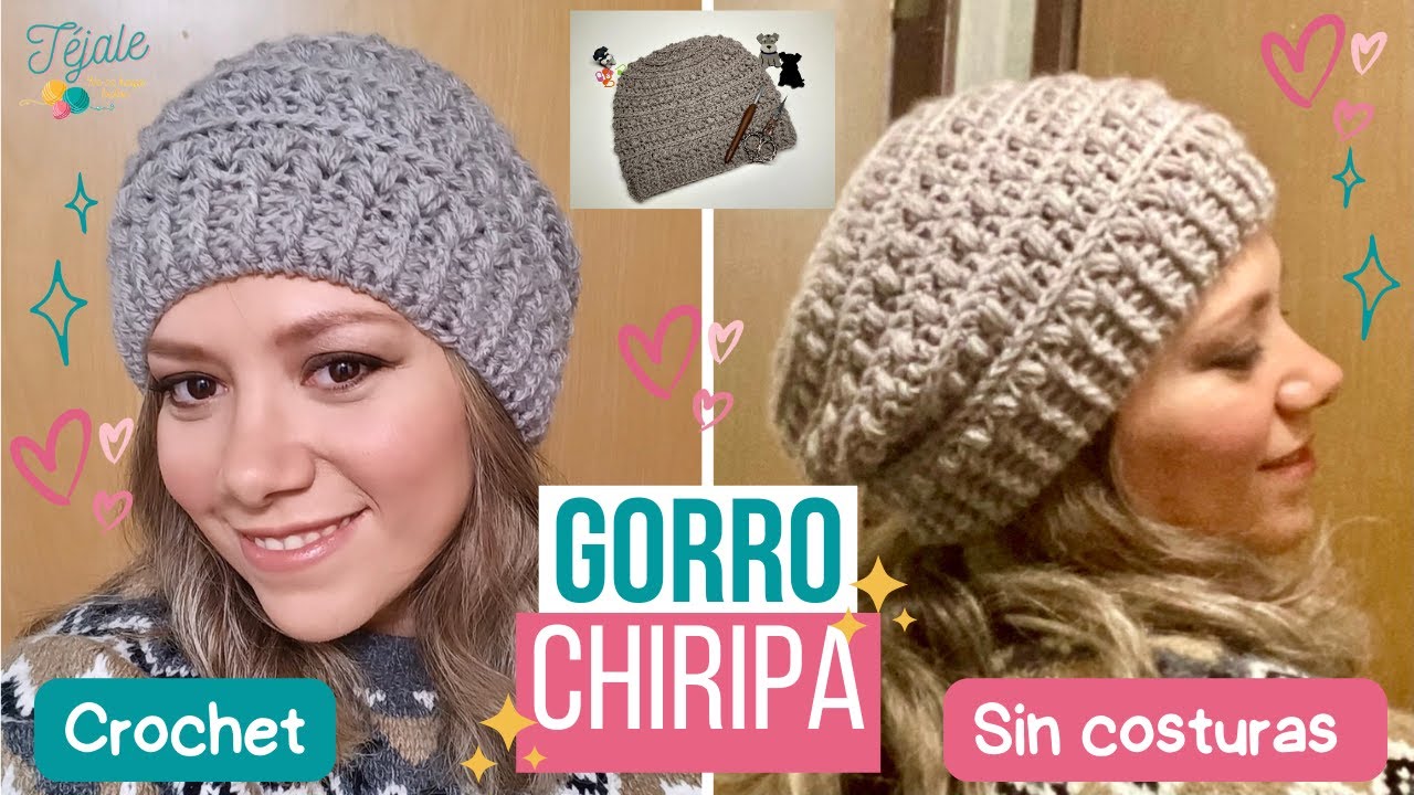 Gorro Chiripa - Crochet paso a paso