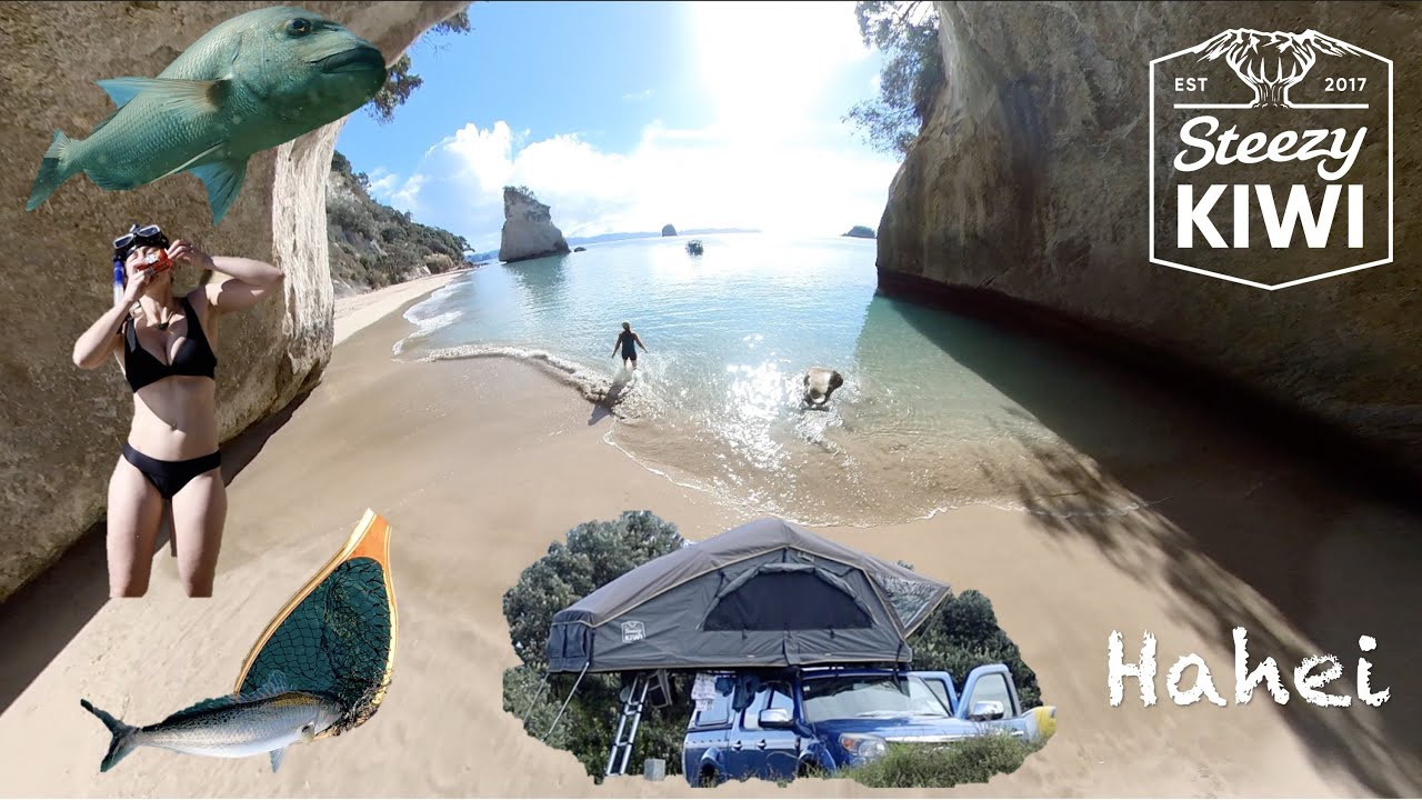 #4 Hahei and cathedral cove (5 rooftop tent camping spots of Coromandel)
