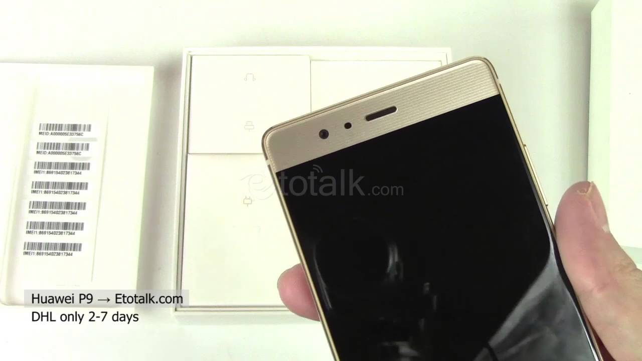 Huawei P9 Leica Camera 4G LTE DSFA - Unboxing