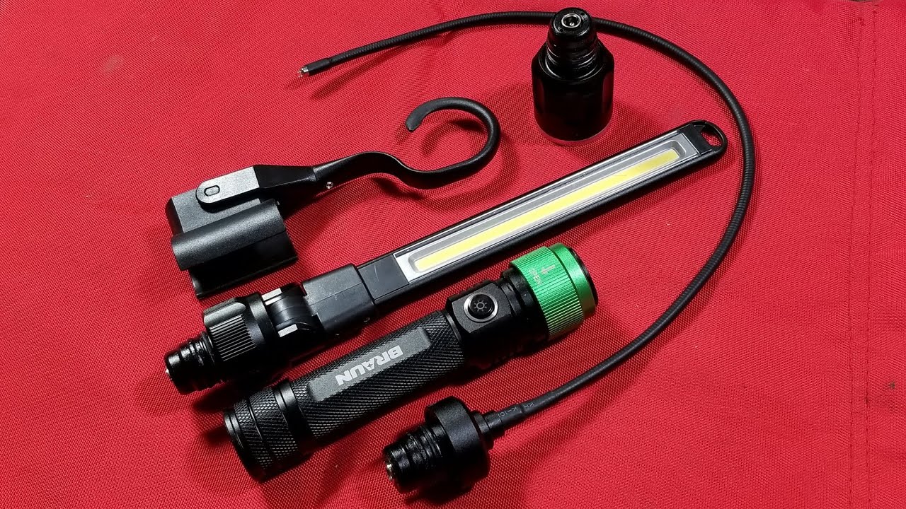 Harbor Freight Braun Interchangeable Head Flashlight Review