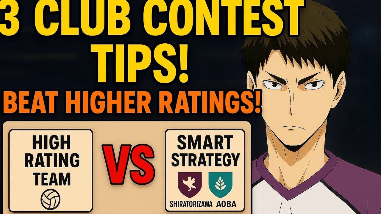 Haikyu Fly High Club Contest Guide 🏐 | Maximize Your Lineup with These 3 Tips