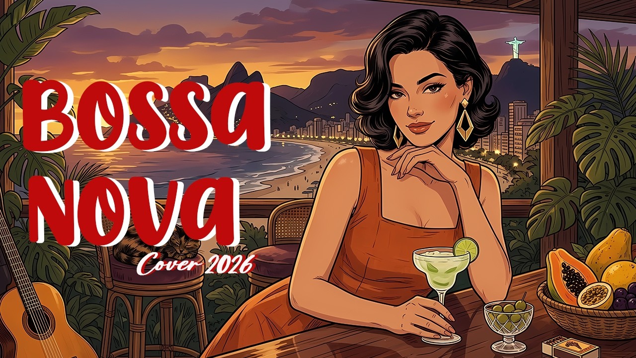 Tropical Bossa Nova Covers 2026 🎶🍹 Golden Sunset Bossa Jazz for Deep Relaxation & Cozy Evenings