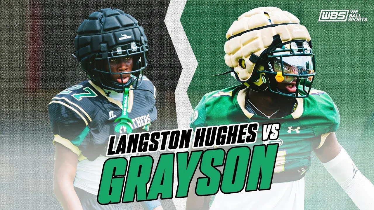 A HEATED SPARRING MATCH!!! | Grayson (GA) vs Langston Hughes (GA) Summer Camp Full Highlights