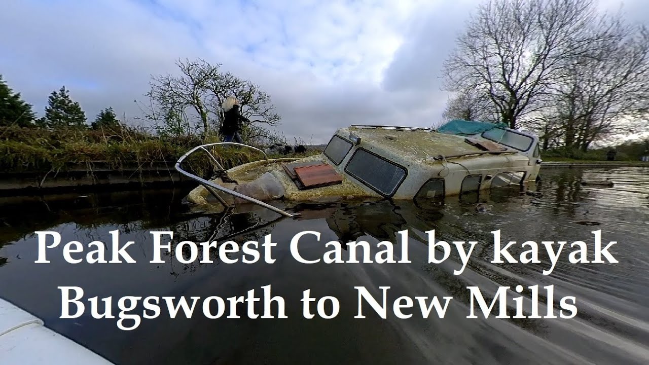 Peak Forest canal - kayaking Bugsworth to New Mills