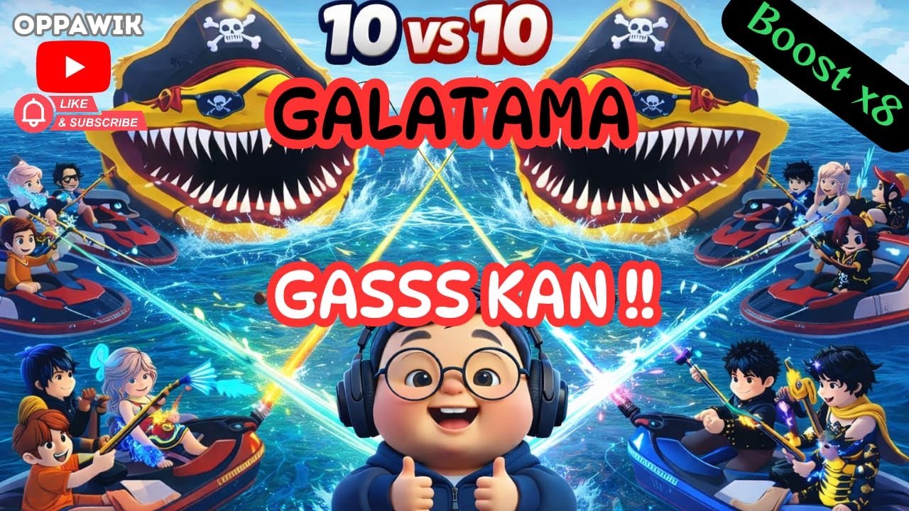 GALATAMA 10 VS 10 + OPPAWIK VS EVERYBODY  GASSS KAN !!! BOOST X8 SPONSOR BY : R4YENN