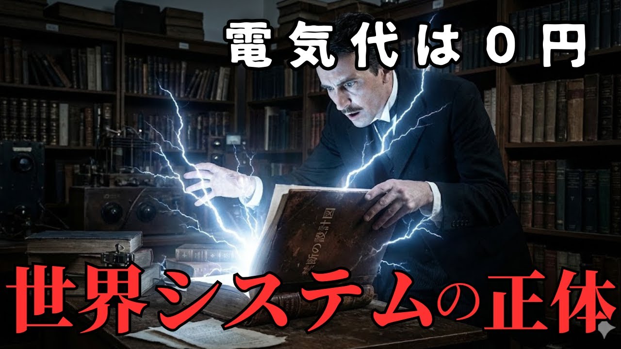 【発禁】ニコラ・テスラの「完全技術」解説書：あなたの電気代はタダになる：ニコラ・テスラが遺した「無線電力輸送」と「反重力」の真実とは