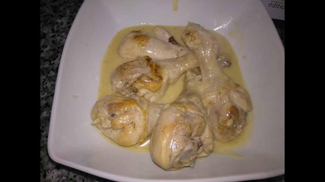 muslos de pollo en salsa monsieur cuisine