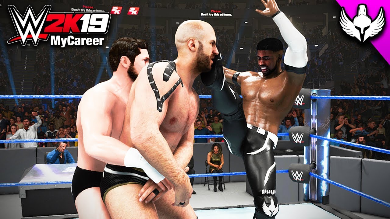2 OUT OF 3 FALLS TITLE MATCH WITH THE BAR!! | WWE 2K19 MyCareer Ep #61