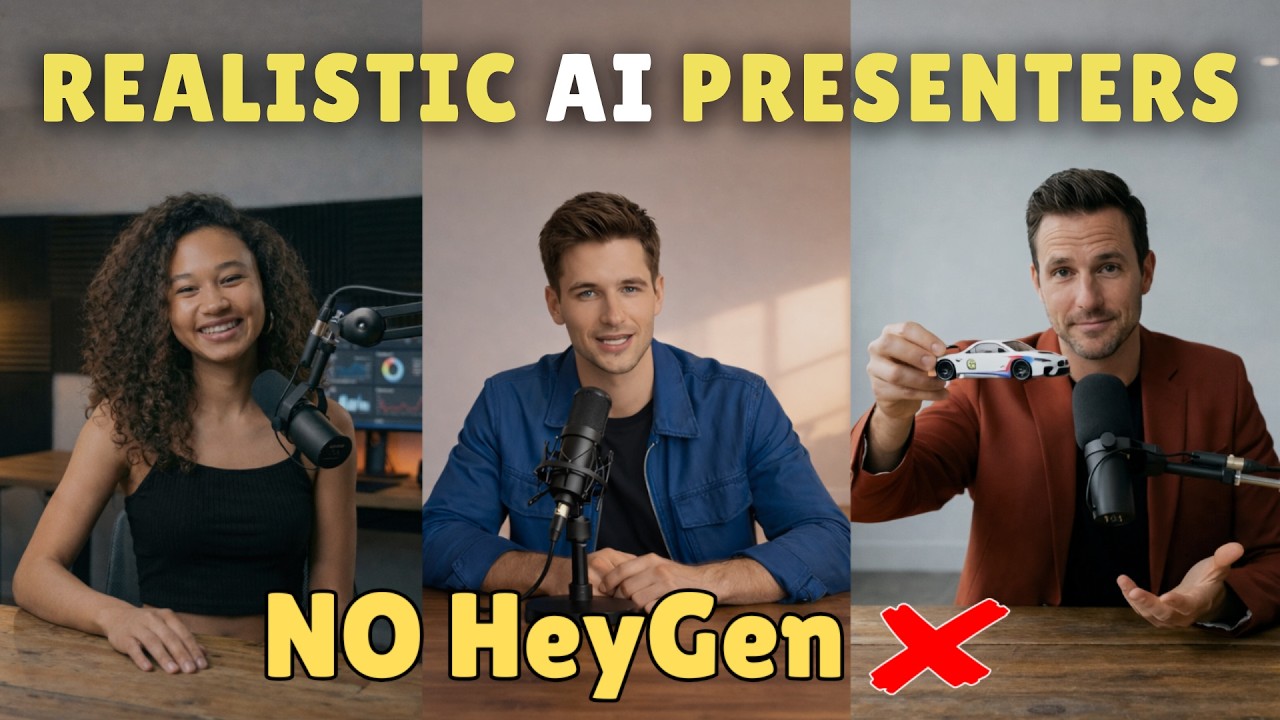 Clone Yourself with AI: Create REALISTIC AI Presenters for FREE