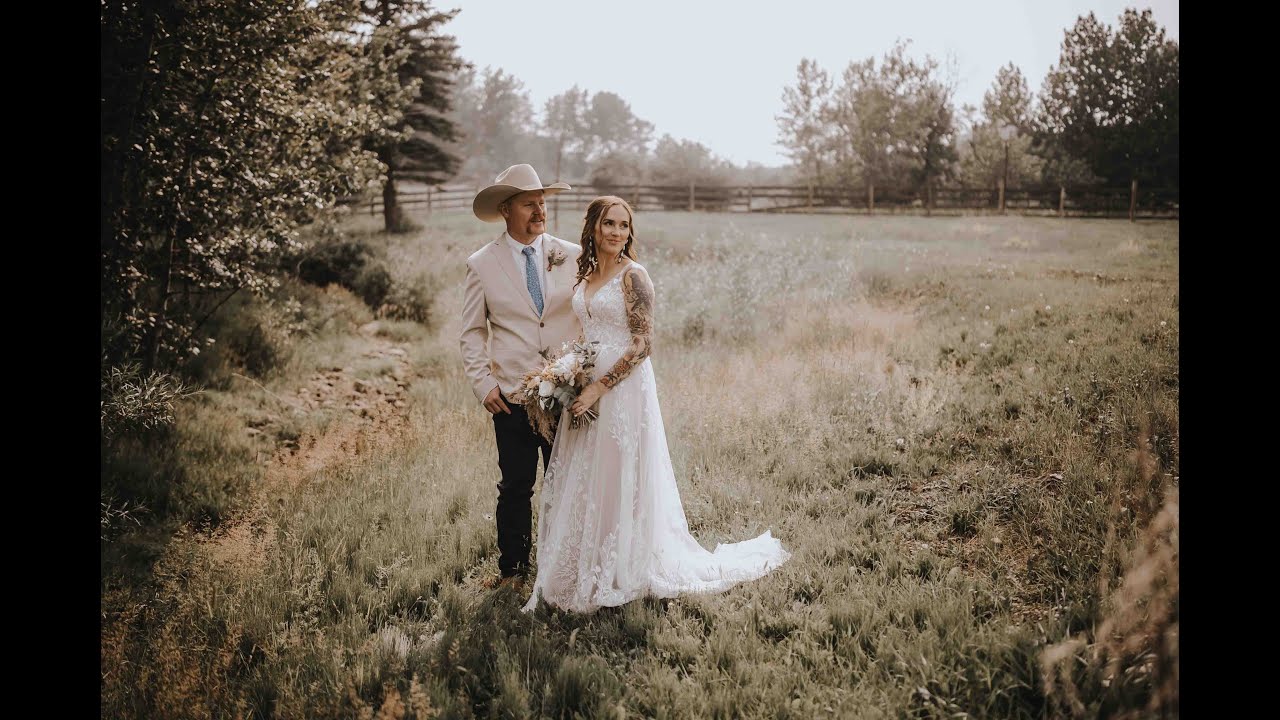 Charmayne + Riley | White Creek Ranch Photography | Alberta Canada | Outdoor Real Ranch Wedding