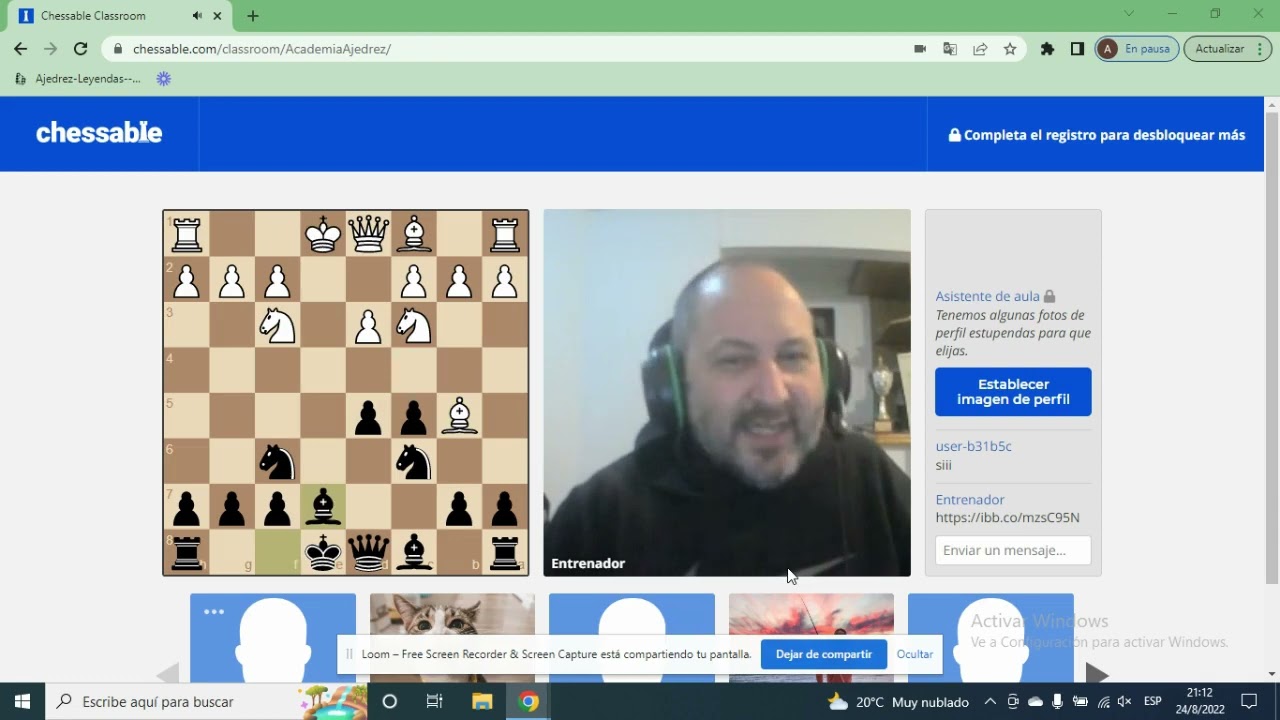 Introducción a la Def. Siciliana - Variante de los 4 Caballos - Academia Ajedrez Internacional