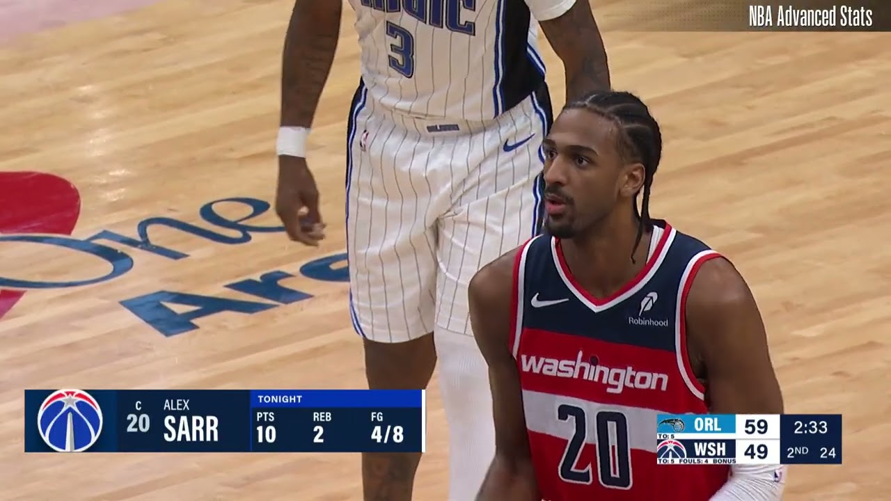 Alex Sarr 19 pts 10 reb 2 ast vs Orlando Magic | 2025-03-21