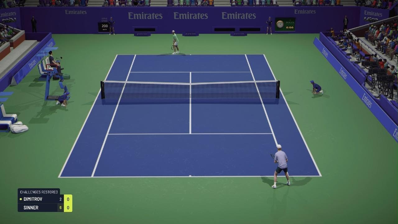 TIEBREAK Tennis PS5 Sinner 🇮🇹 vs Zverev 🇩🇪 FULL SET 