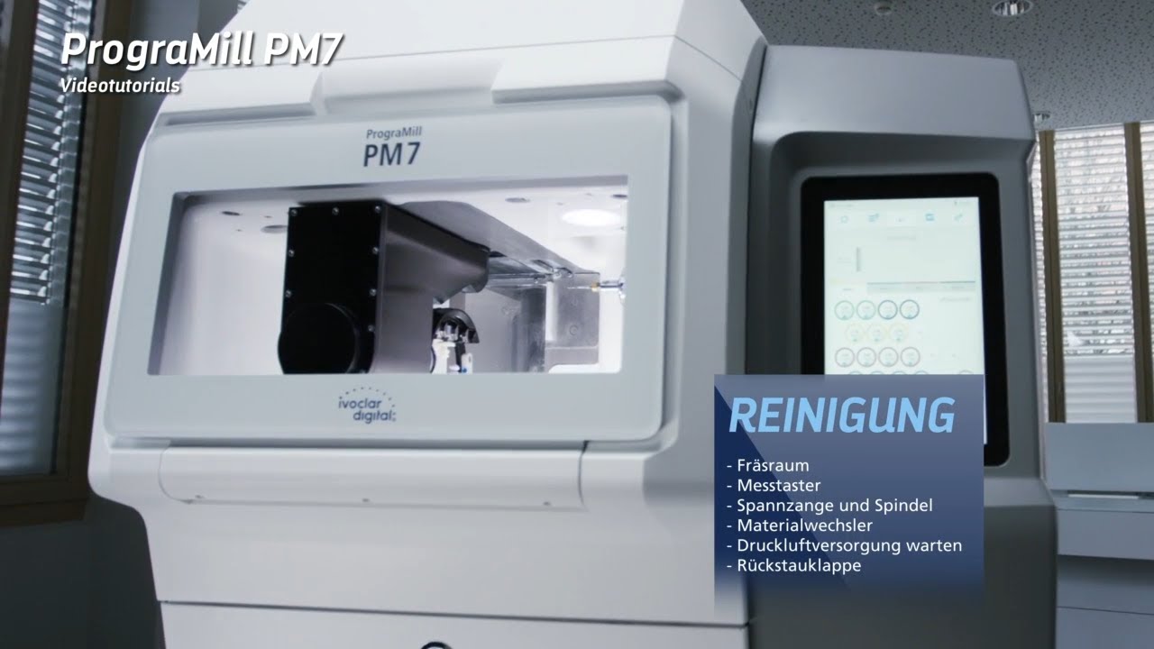 Videotutorial PrograMill PM7 – Reinigung