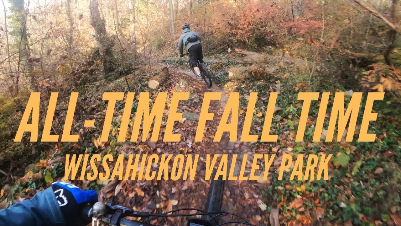 All-Time Fall Time at the Wiss - Peak Fall Mountain Biking at the Wissahickon - Philadelphia, PA
