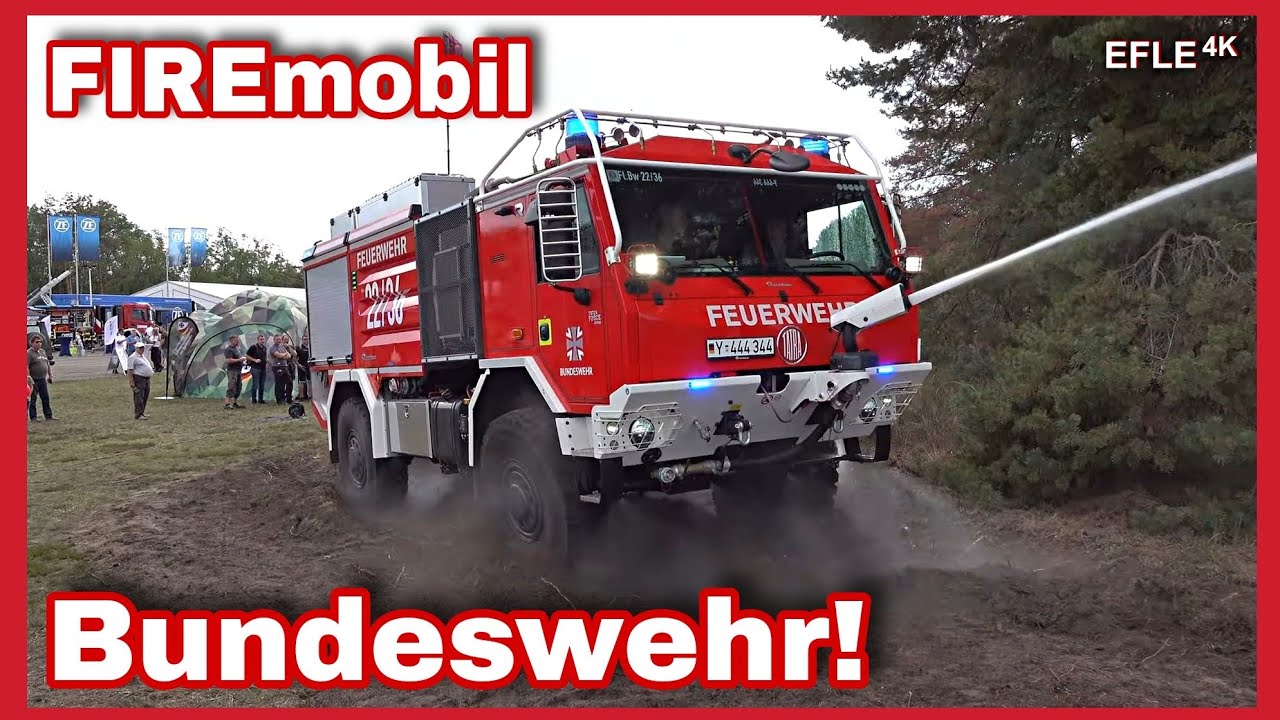 🚒NEUE TATRA TLF🚨Bergepanzer➕️CH53 Hubschrauber Wasserabwurf🚁💧BUNDESWEHR VORFÜHRUNG🚒