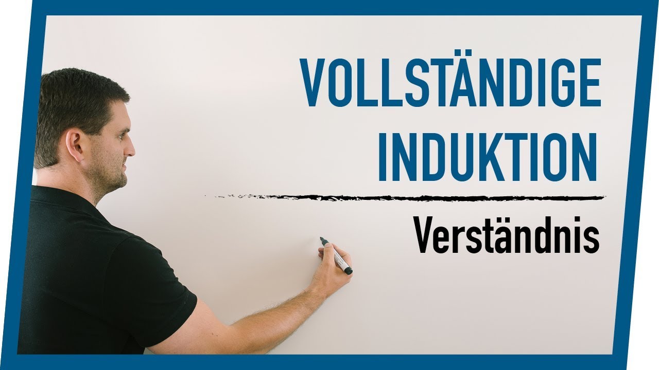 Vollständige Induktion Verständnis mit Mathevokabeln | Mathe by Daniel Jung