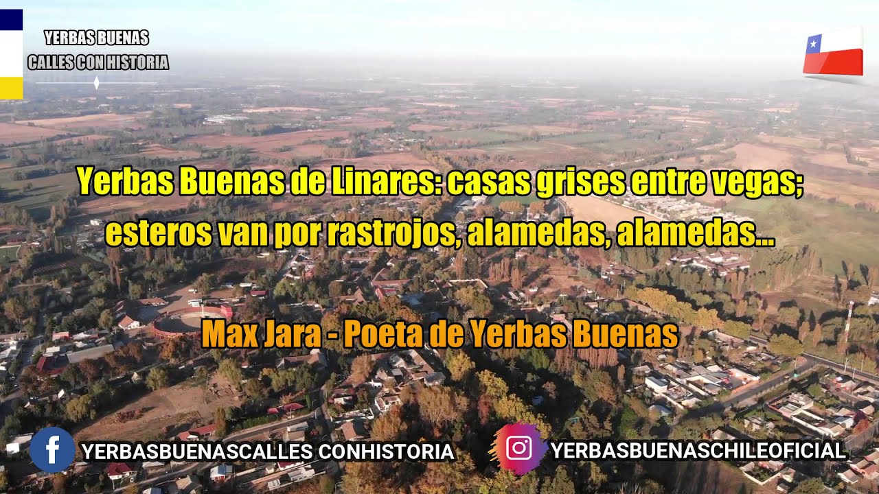 YERBAS BUENAS , REGION DEL MAULE, CHILE 2020 - VIDEO AEREO