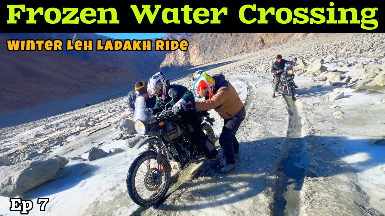 Nubra Valley to Pangong Tso | Crazy Off-Road | Winter Ladakh Ride Ep 7