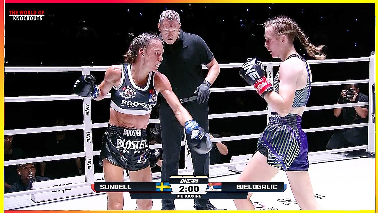 Smilla Sundell (Sweden) vs Milana Bjelogrlic (Serbia) - MUAY THAI HD