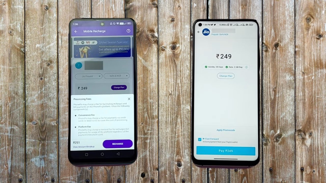Rs. 2 Extra Charge for PhonePe Users | Processing Fee on Mobile Recharge